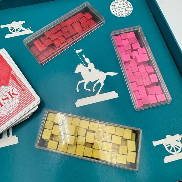 Vintage 1959 Risk Board Game Wooden Pieces Parker Brothers - Picture 7 of 11